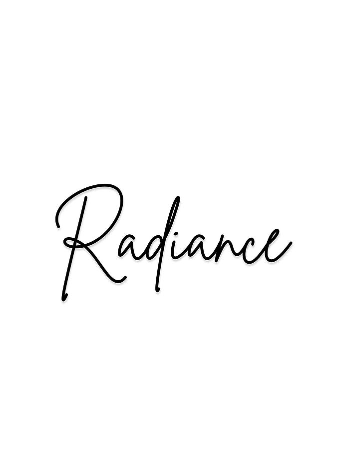 Radiance – Minimalist Inspirational Typography