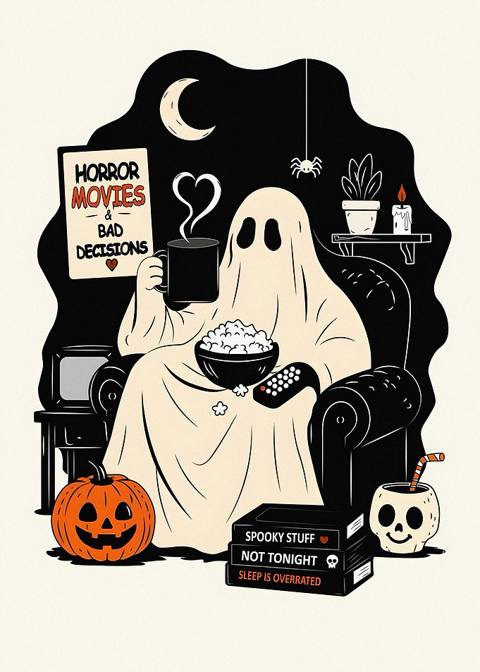 Ghost Watching Horror Movies