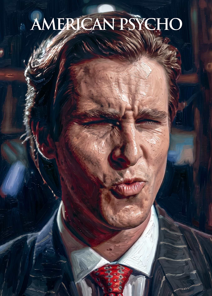 American Psycho Patrick Bateman Portrait