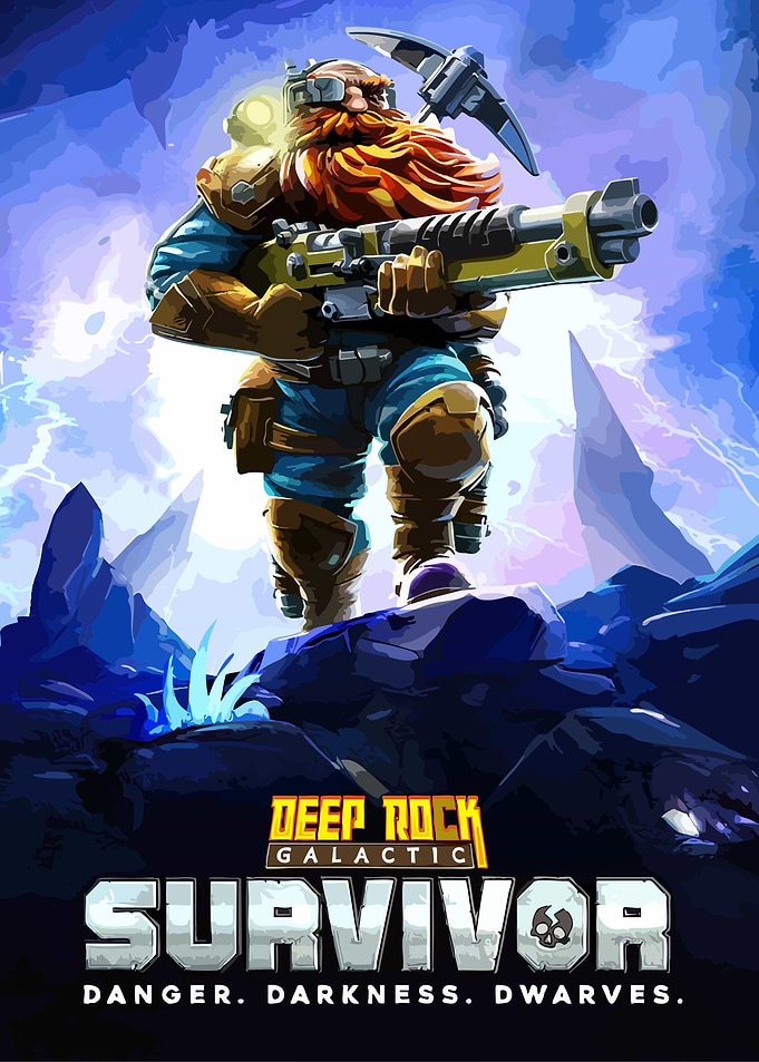 Deep Rock Galactic Survivor Game Poster