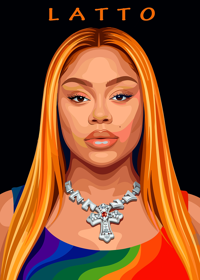 Latto Portrait Digital Illustration