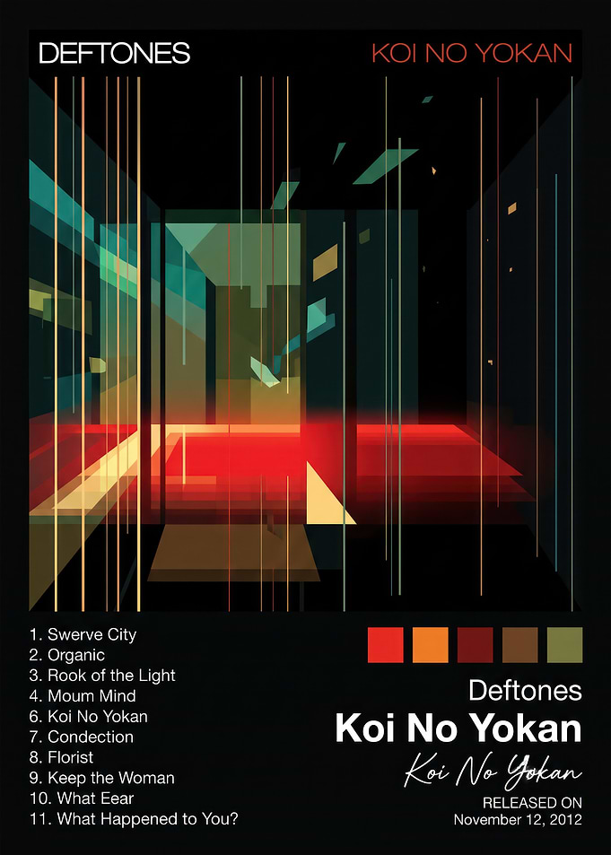 Deftones Koi No Yokan Album Poster