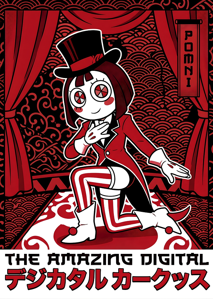 Pomni The Amazing Digital Circus Poster