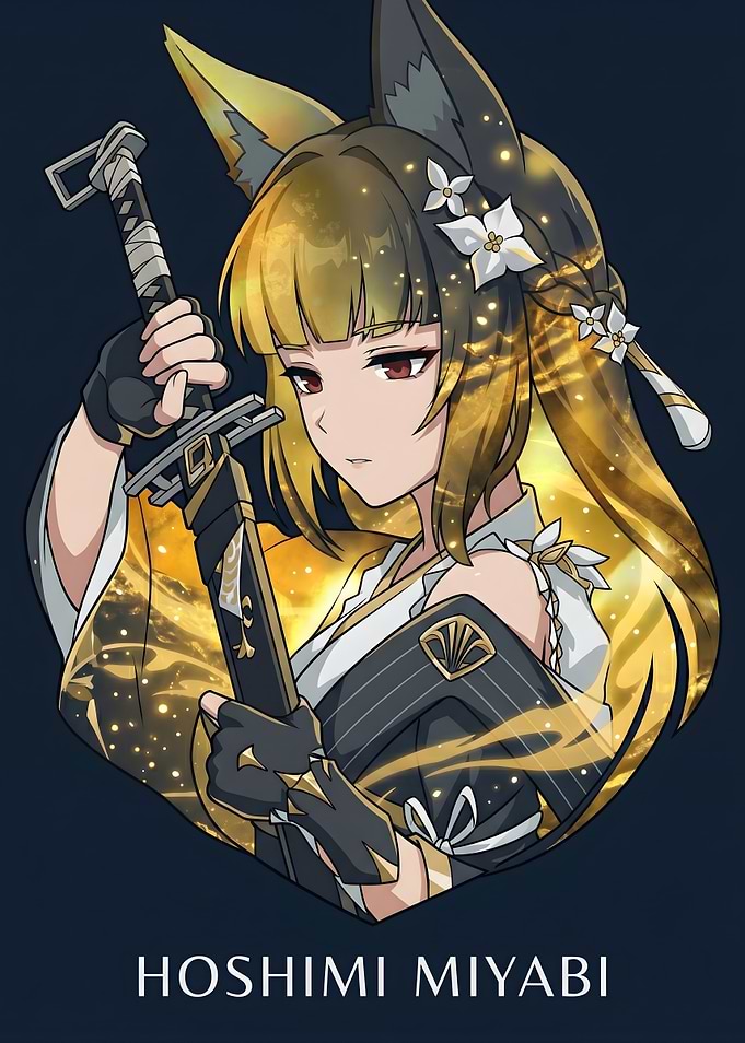 Hoshimi Miyabi Zenless Zone Zero Portrait