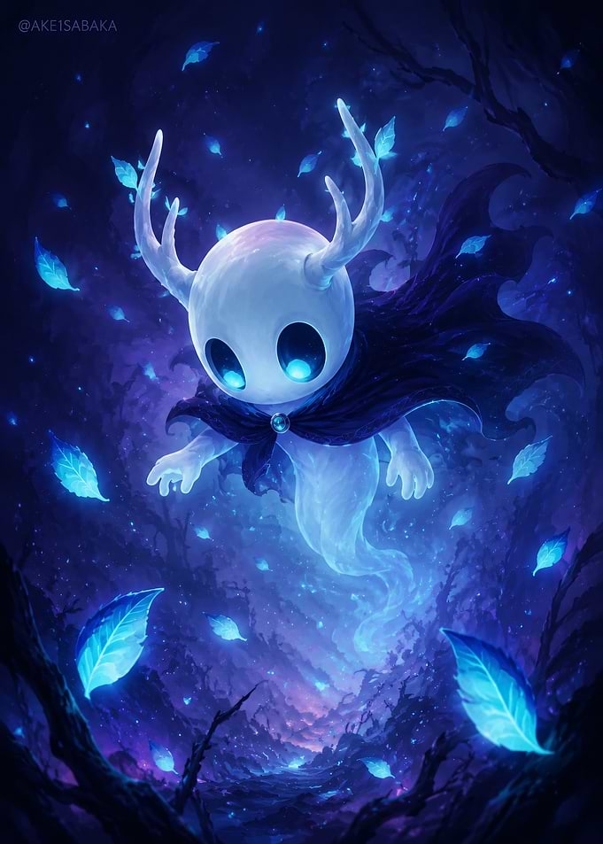 Ethereal Hollow Knight Spirit