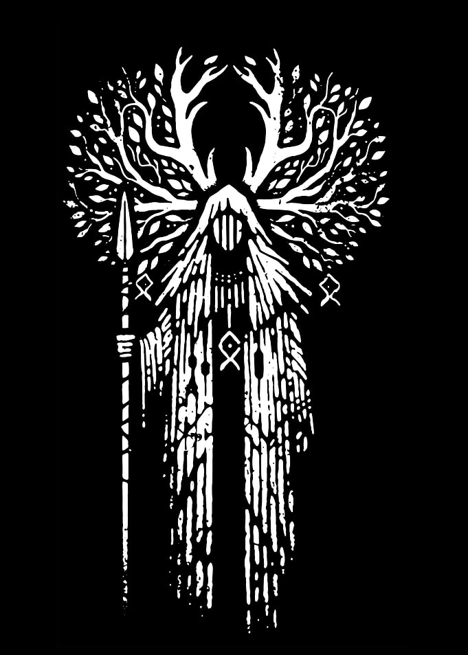 Forest Spirit Druid with Spear
