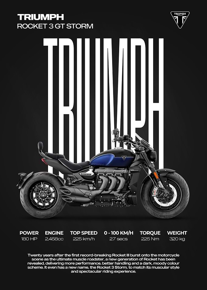 Triumph Rocket 3 GT Storm Motorcycle