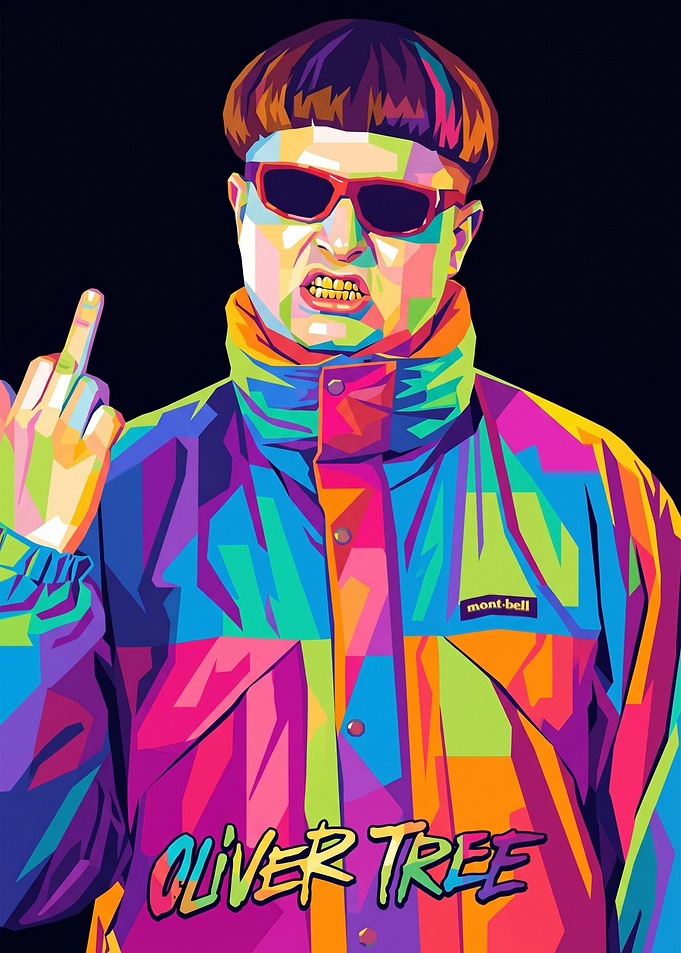 Oliver Tree Pop Art Portrait