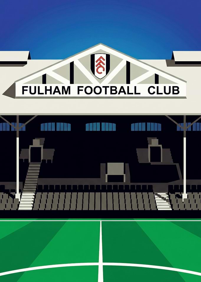 Fulham Football Club Stadium Illustration