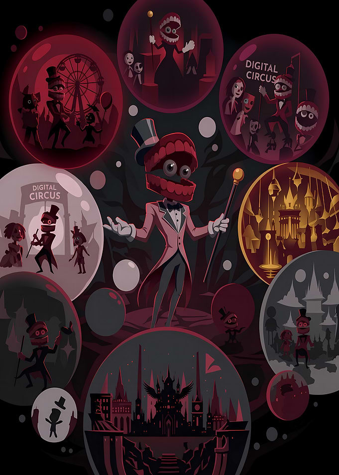 The Amazing Digital Circus Caine Poster