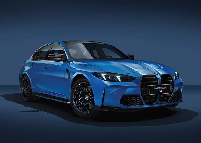Blue BMW M3 Edition Sedan