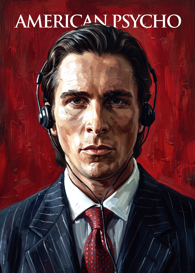 American Psycho Patrick Bateman Portrait