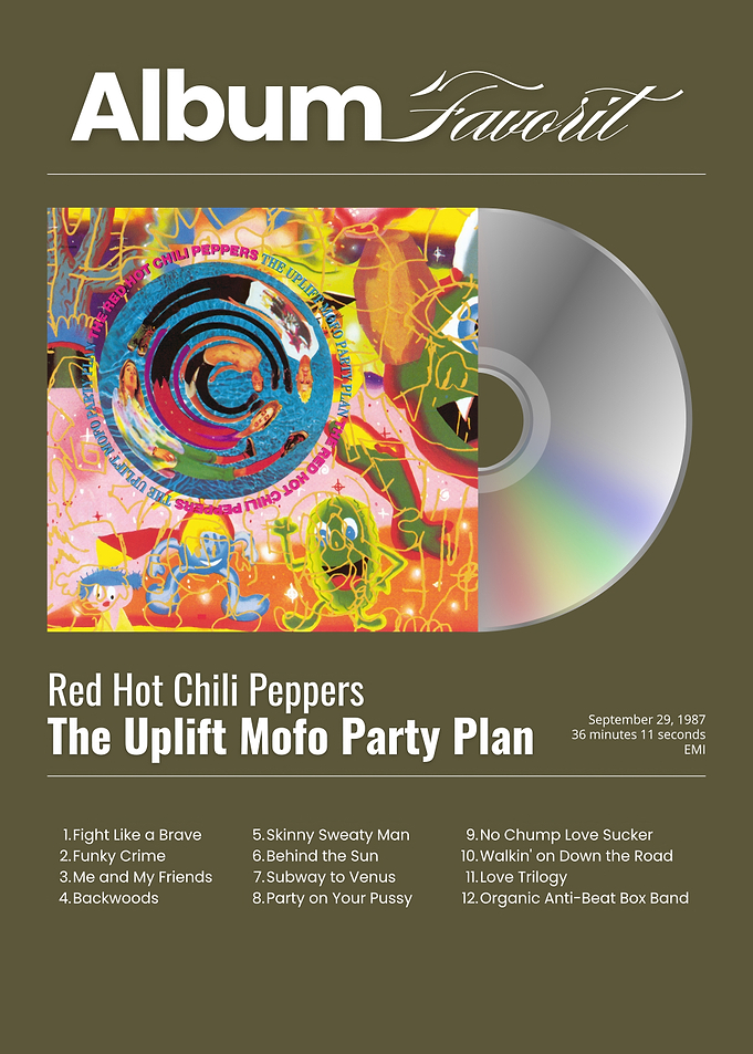 Red Hot Chili Peppers Album Poster