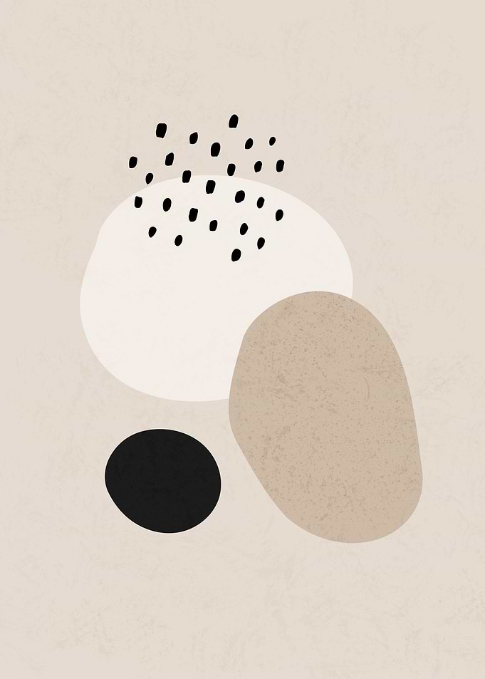 Minimalist Abstract Shapes and Dots