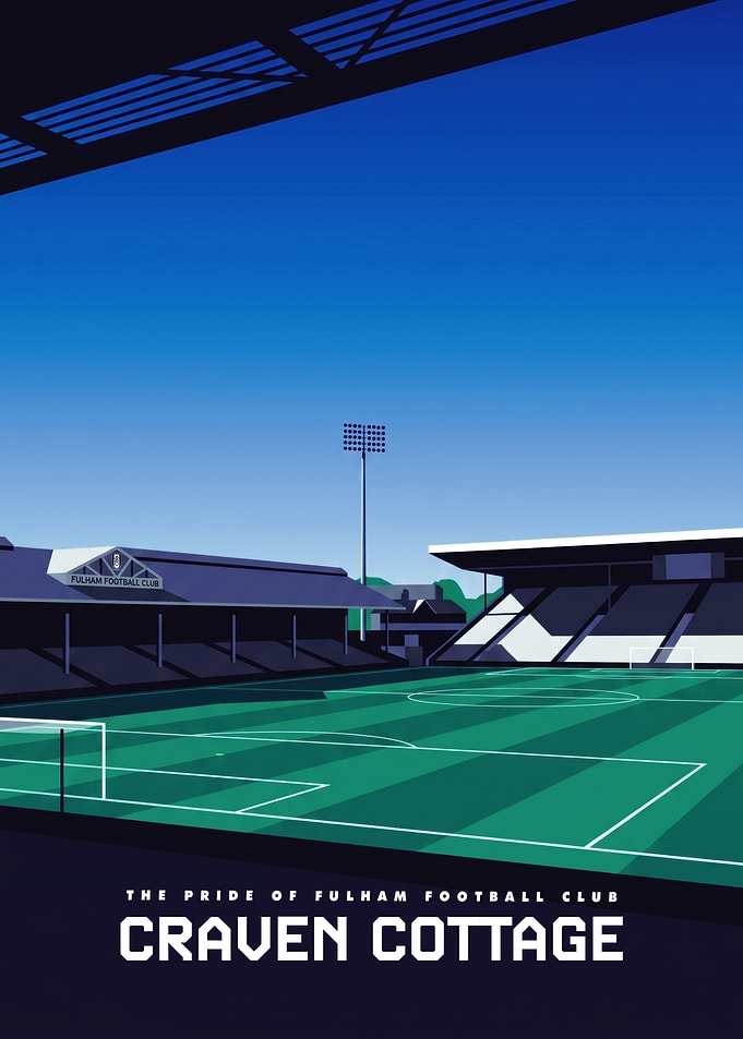 Craven Cottage Fulham FC Poster