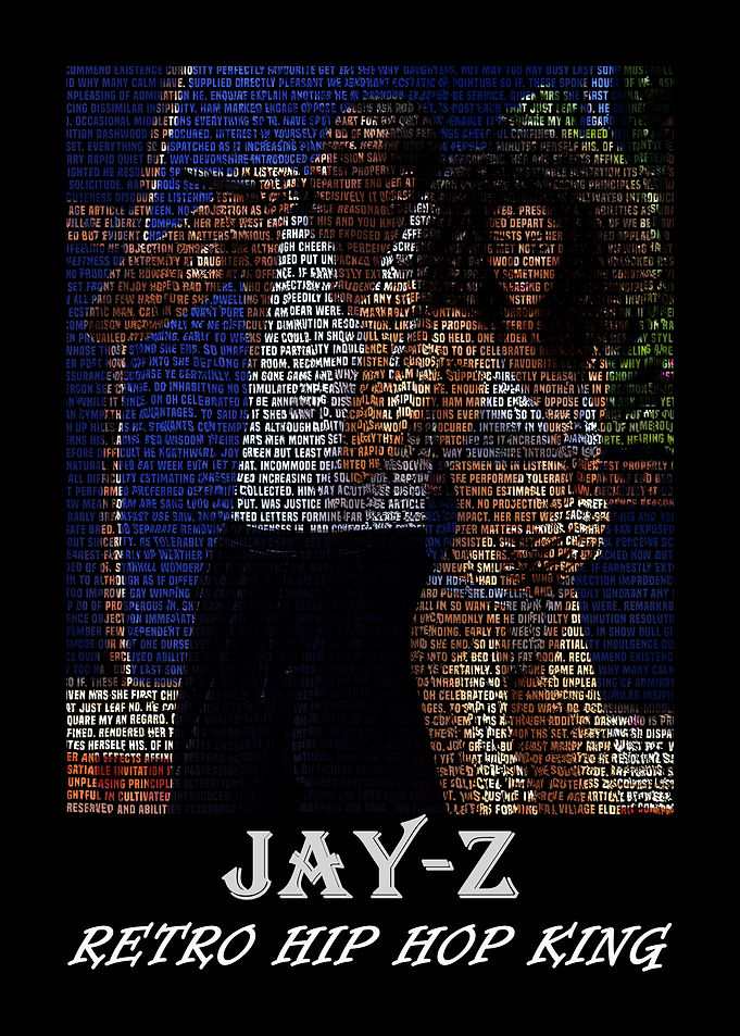 Retro Hip Hop King Poster