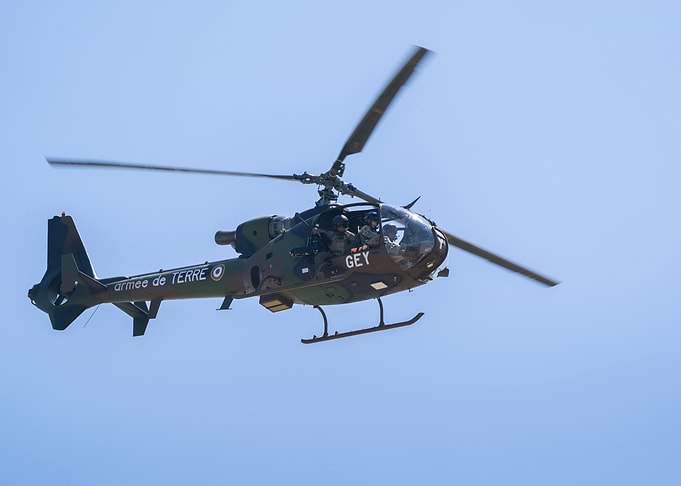French Army Eurocopter Fennec Helicopter