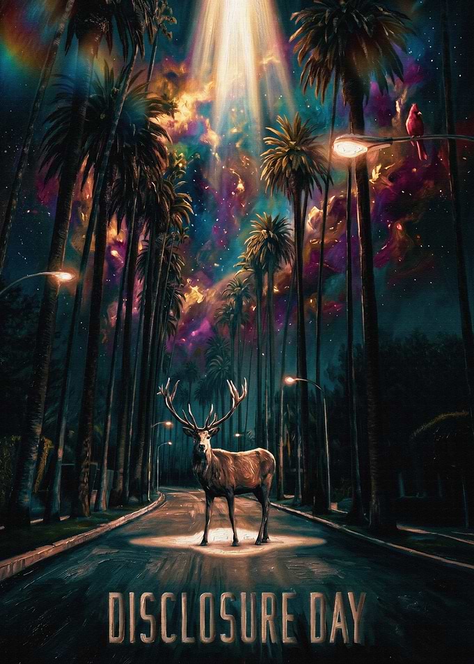 Disclosure Day Surreal Deer Street Scene