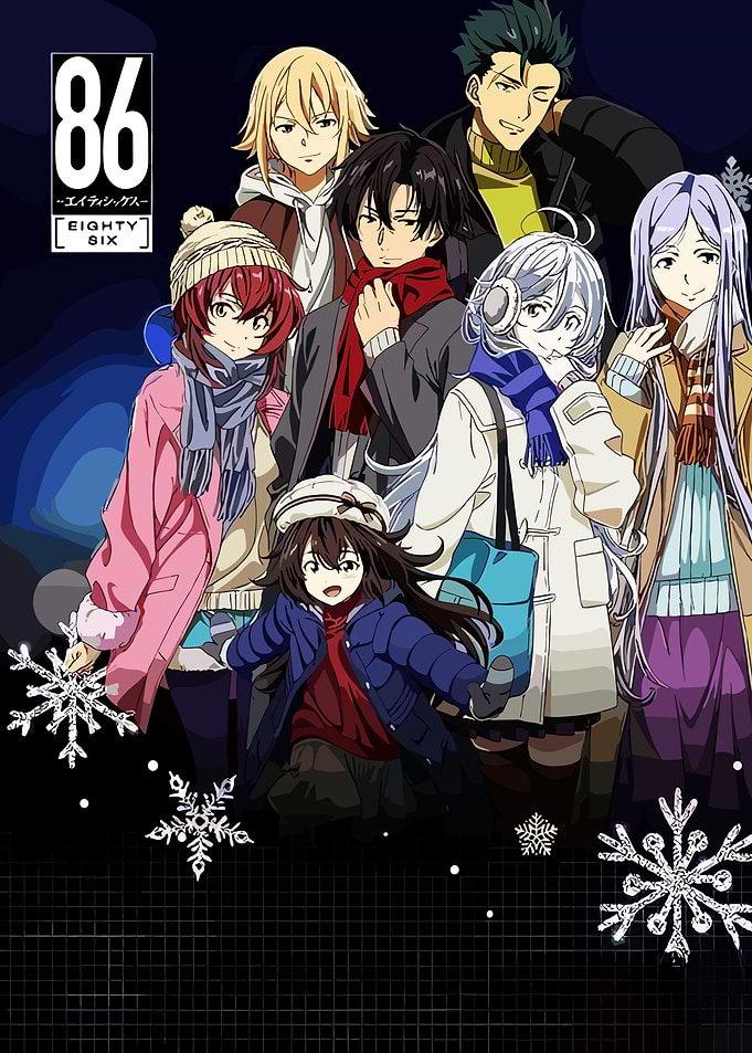 86 Eighty-Six Winter Character Illustration