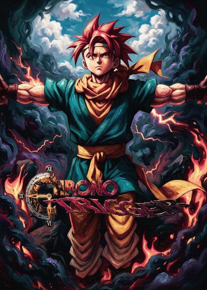 Chrono Trigger Crono Character Art