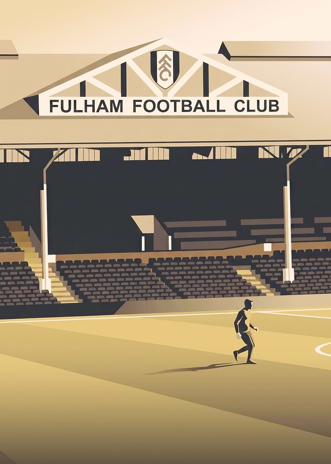 Fulham Football Club Stadium Illustration