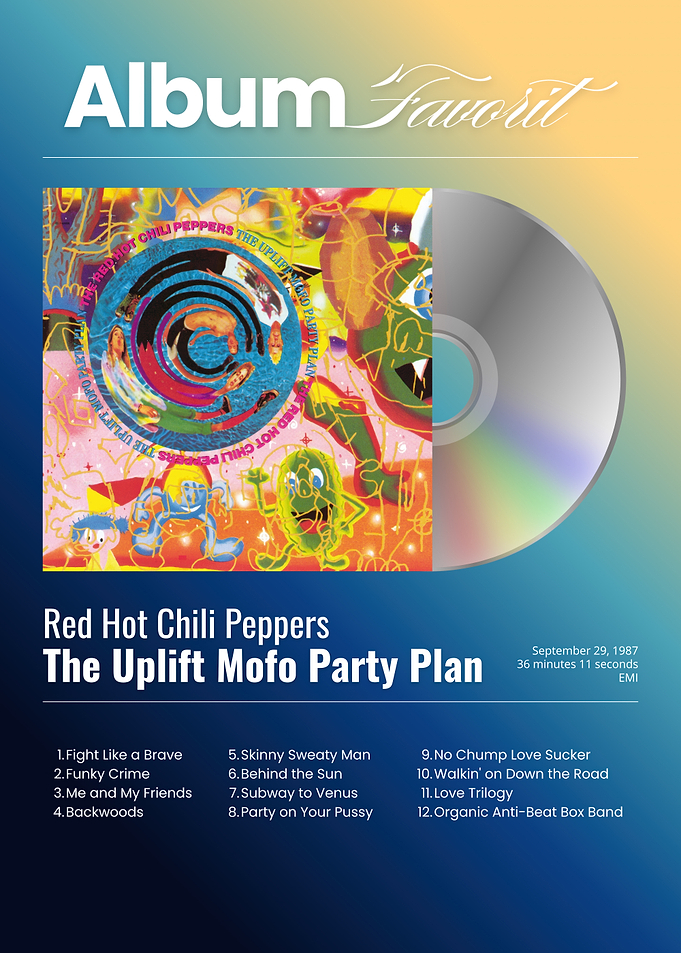 Red Hot Chili Peppers Album Poster