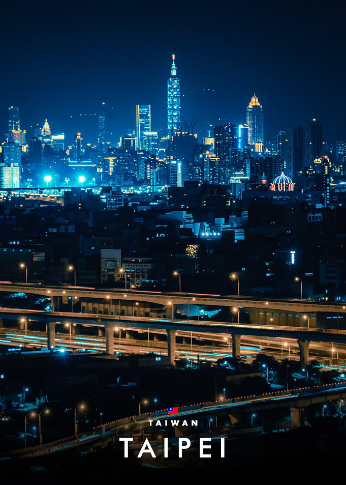 Taipei Cityscape at Night
