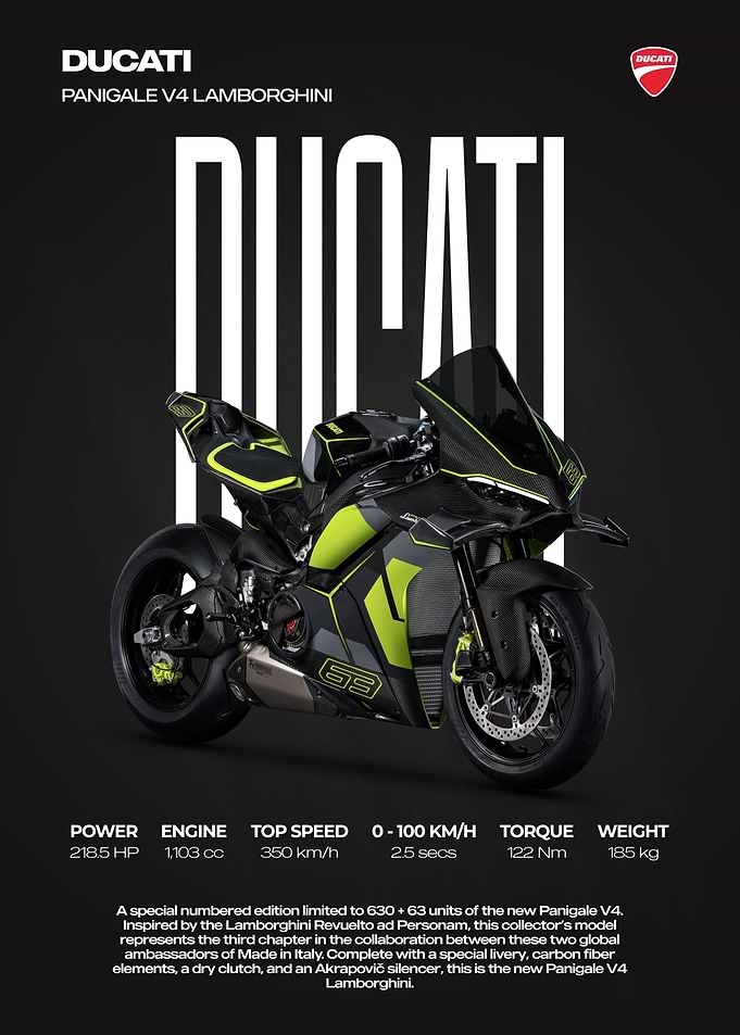 Ducati Panigale V4 Lamborghini Edition