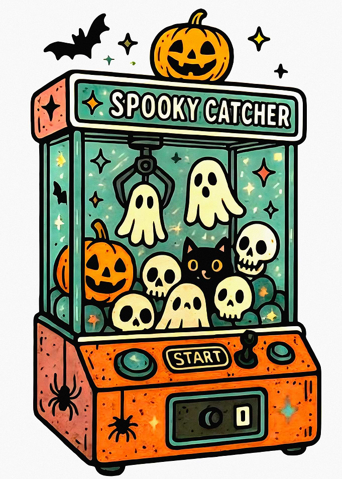 Spooky Catcher Halloween Claw Machine