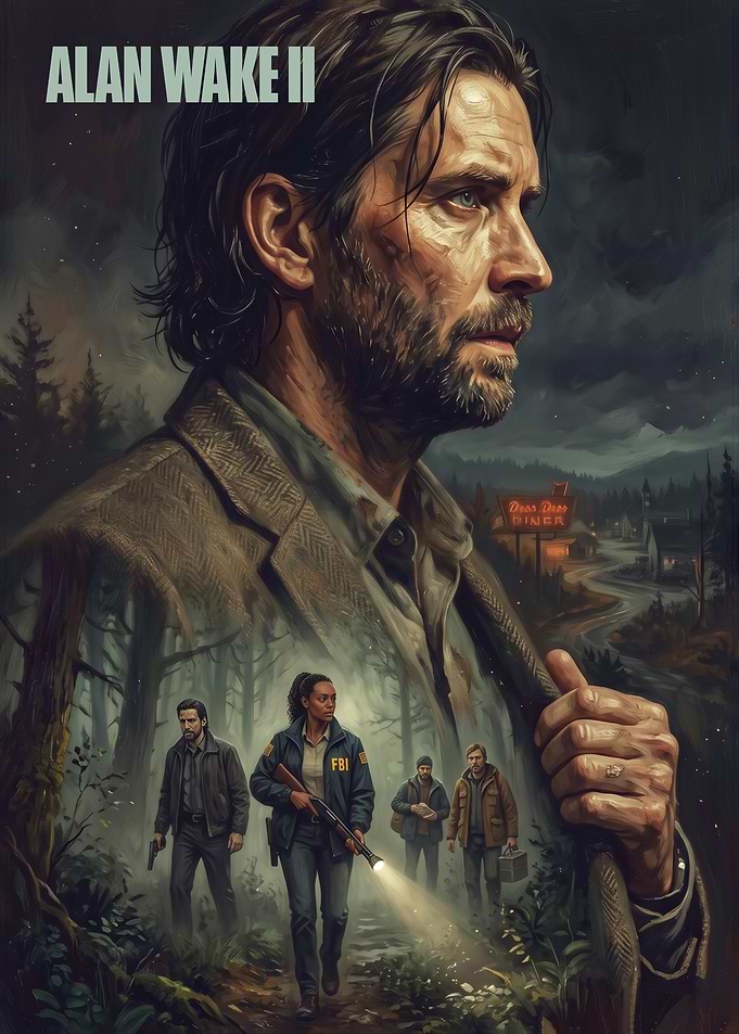 Alan Wake 2 Promotional Poster