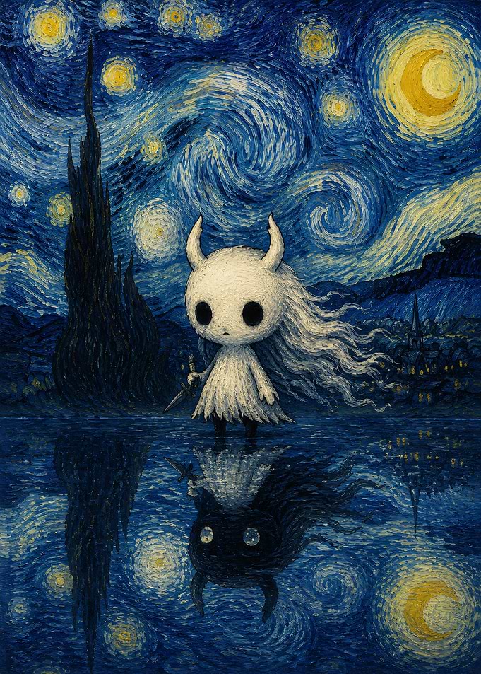 Hollow Knight Starry Night Mashup