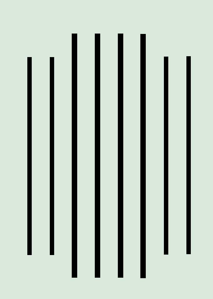 Minimalist Vertical Black Lines