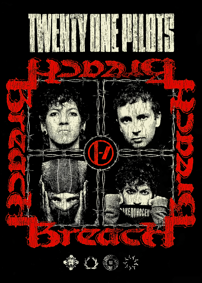 Twenty One Pilots Breach Band Poster
