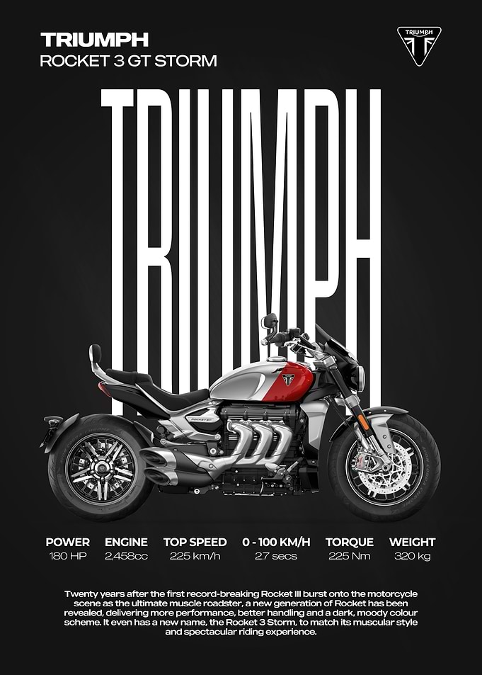 Triumph Rocket 3 GT Storm Motorcycle