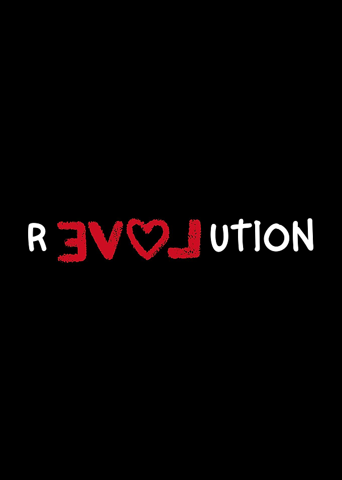 Revolution Love Text Art Design