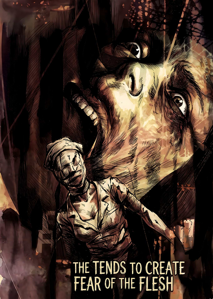 Silent Hill Nurse Horror Art