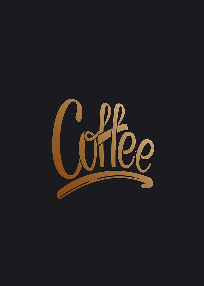 Elegant Coffee Typography Design