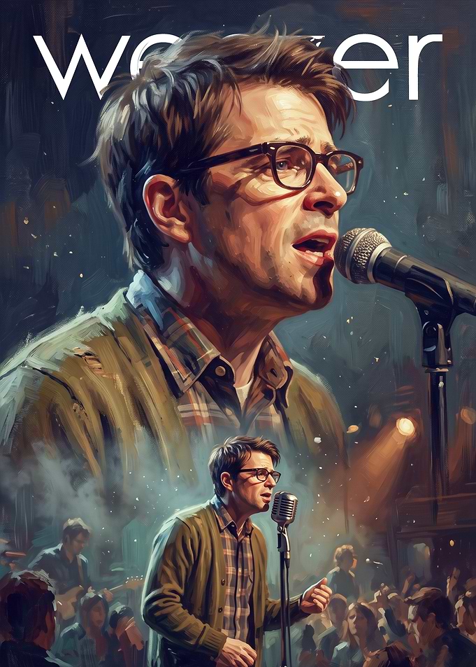 Weezer Rivers Cuomo Concert Poster