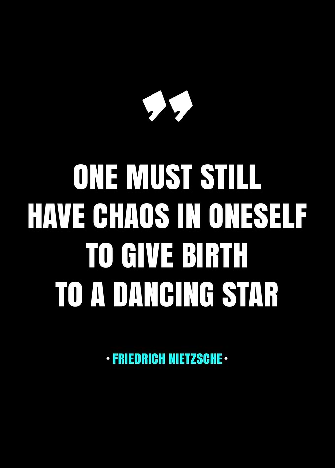Friedrich Nietzsche Quote Poster