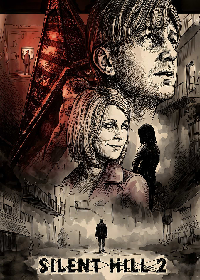 Silent Hill 2 Game Poster Art
