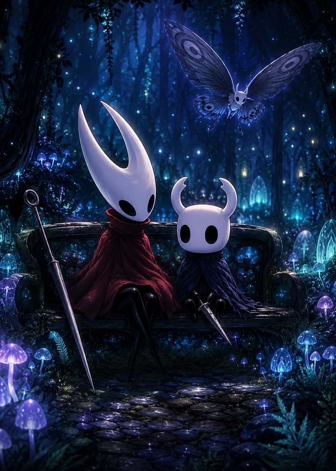 Hornet and The Knight in Forest
