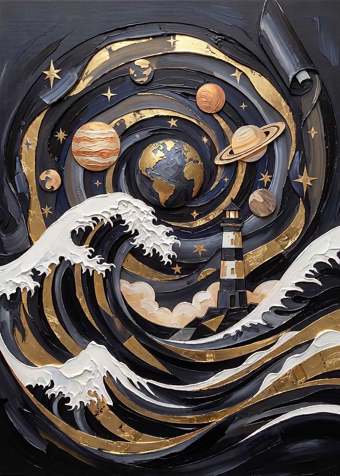 Celestial Lighthouse and Cosmic Wave