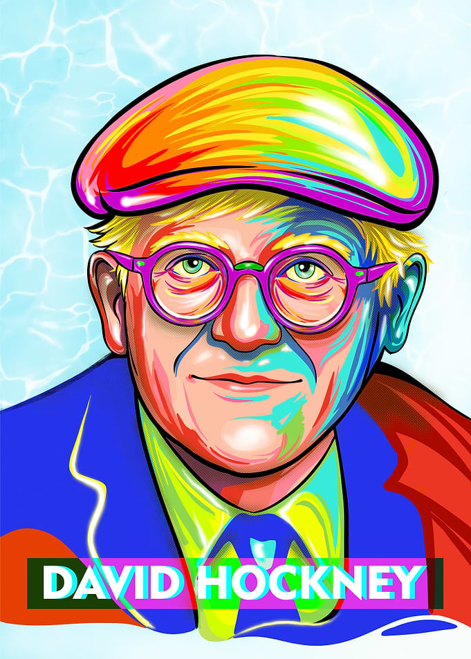 Portrait of David Hockney