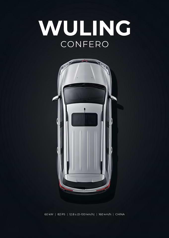 Wuling Confero Top View Poster