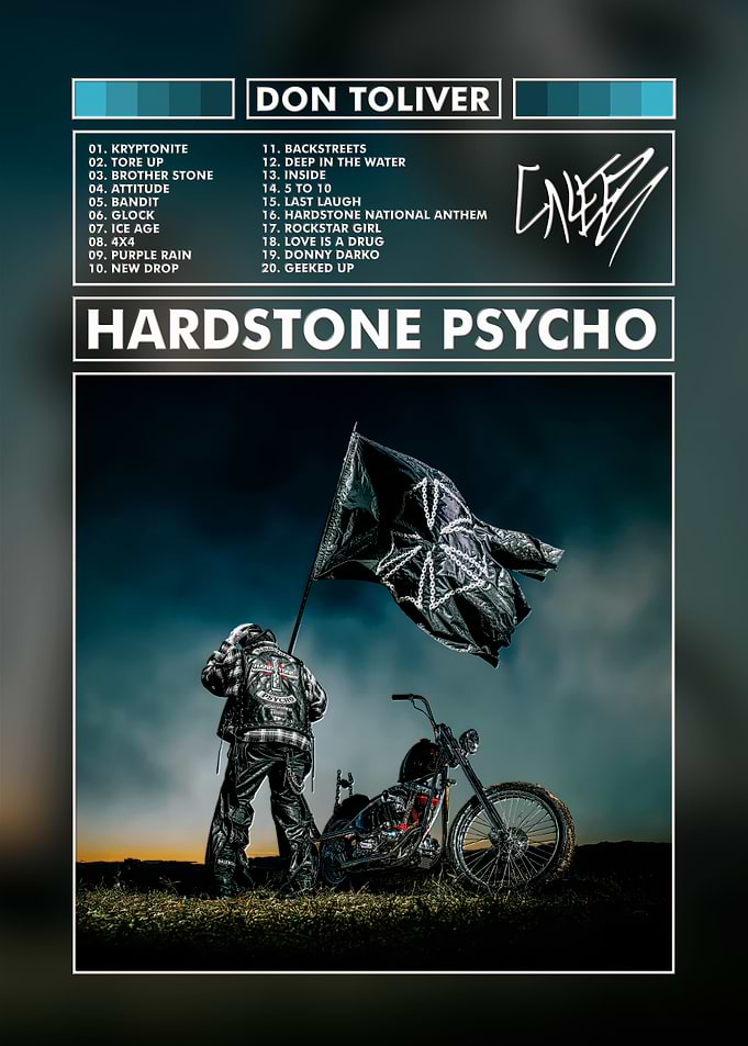 Don Toliver Hardstone Psycho Album Poster