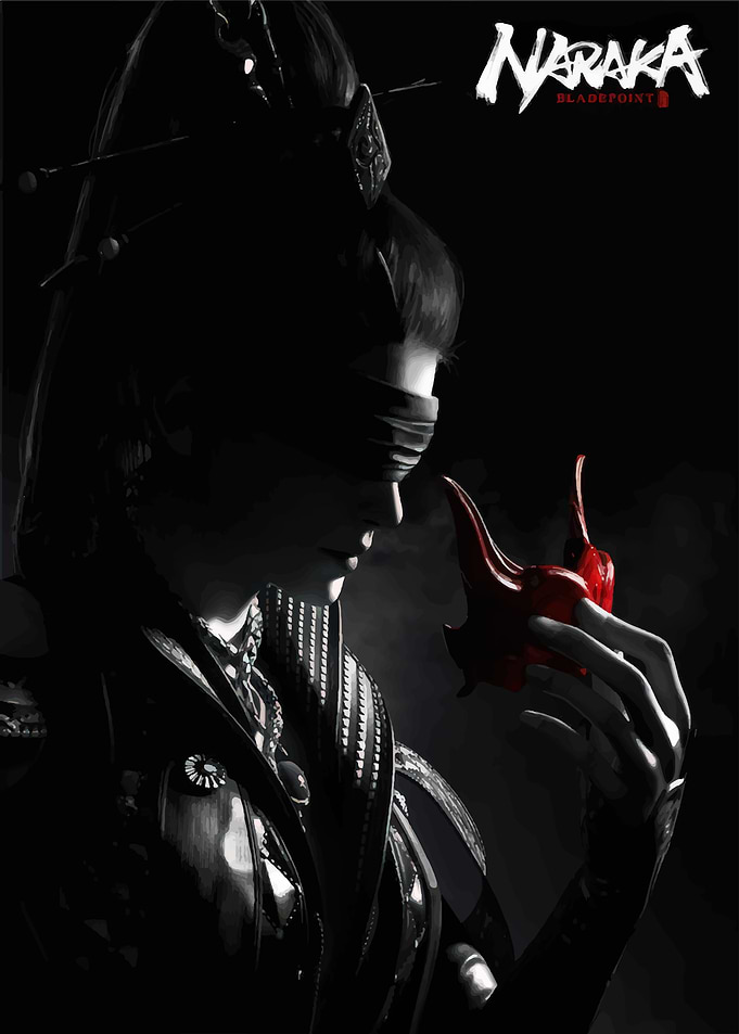 Naraka Bladepoint Blindfolded Character Poster