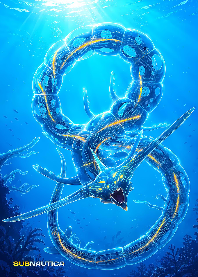 Subnautica Void Chelicerate Creature Art