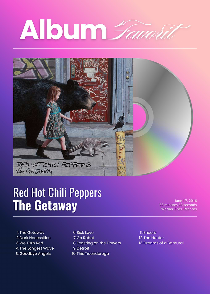 Red Hot Chili Peppers The Getaway Album