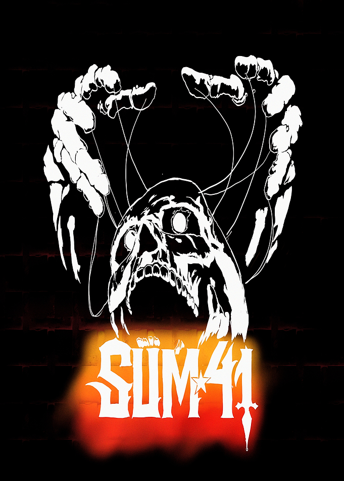 Sum 41 Skull Logo Graphic
