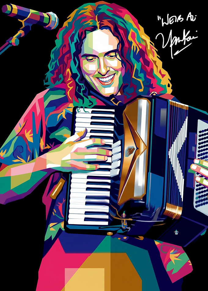 Weird Al Yankovic Pop Art Portrait